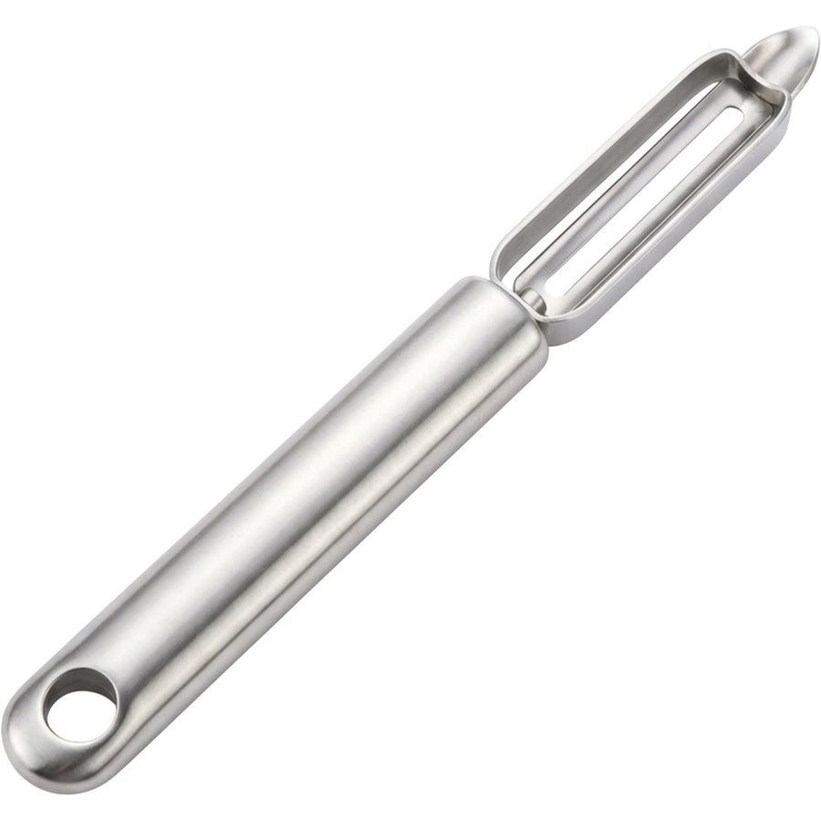 Pisko Straight Swivel Stainless Steel Peeler 18 cm